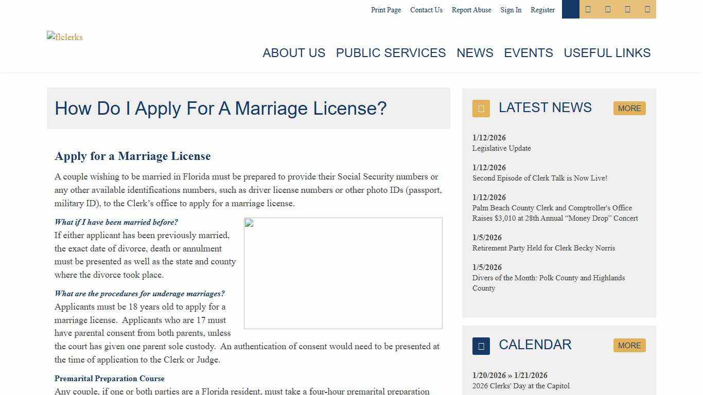How Do I Apply For A Marriage License? - Florida Court Clerks & Comptrollers